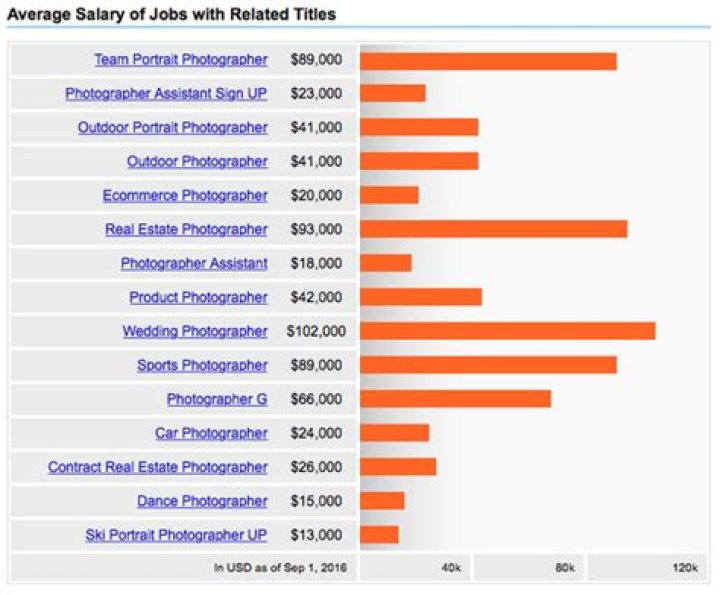 How much does a photographer make a year?