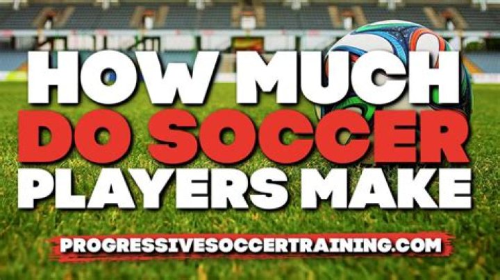 How much does a soccer player earn a year?