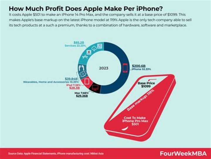 How much does Apple make in profits a year?