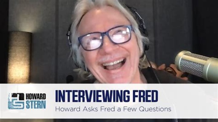 How much does Fred from the Howard Stern show make a year?