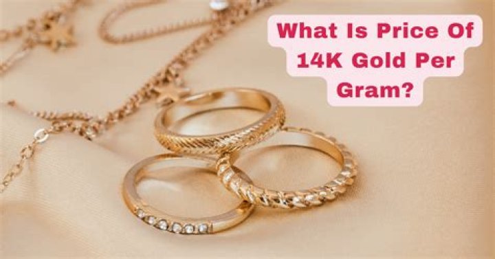 How much is a gram of 14kt gold worth?