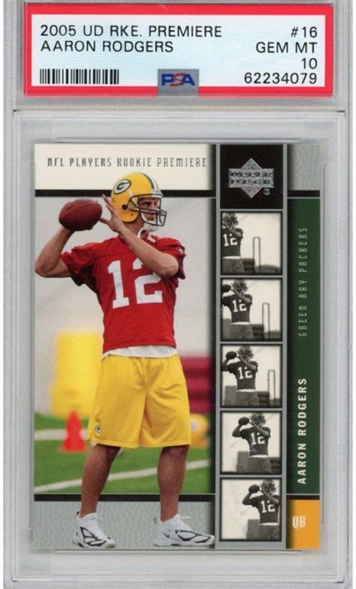 How much is an Aaron Rodgers rookie card worth?