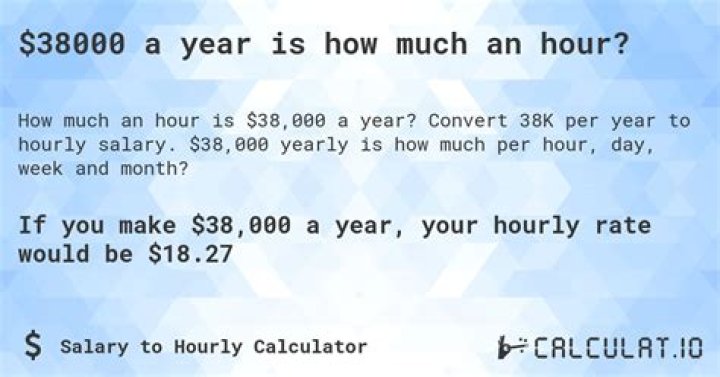 How much is your paycheck if you make 38000 a year?