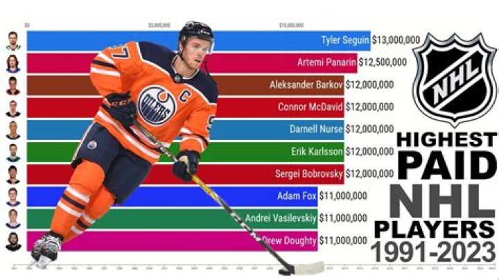 How much money does a hockey player make in a year?