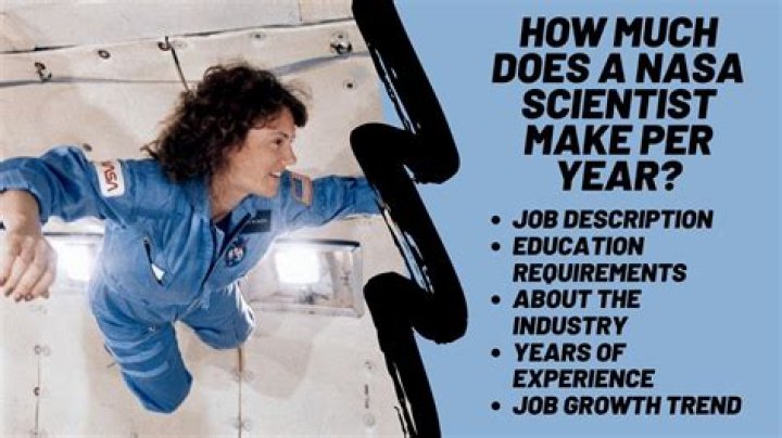 How much money does a NASA scientist make?