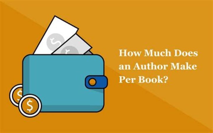 How much money does an author make for a best-seller?