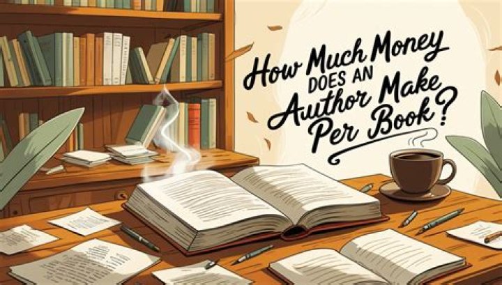 How much money does an author make per book?