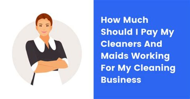 How much should I pay my cleaning employee?