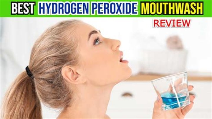 How often should you wash your mouth with hydrogen peroxide?