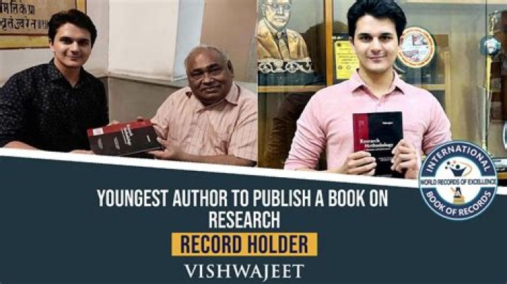 How old was the youngest author to publish a book?