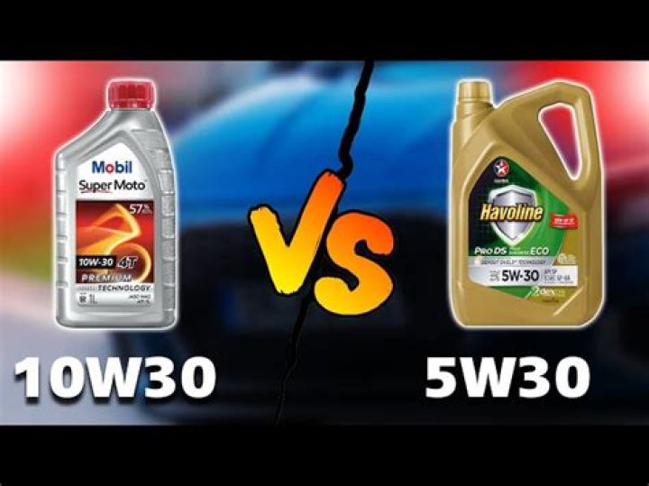 Is 5W30 or 10W30 better for winter?