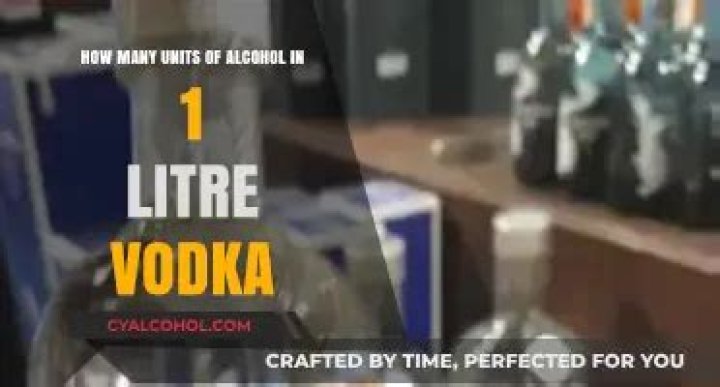 Is a Litre of vodka a week too much?