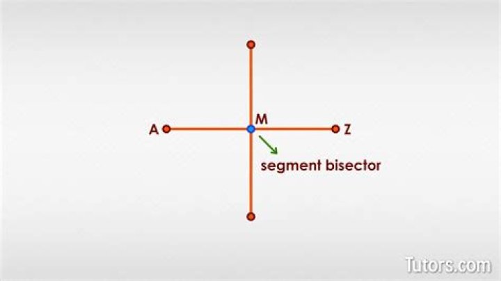 Is a segment bisector also an angle bisector?