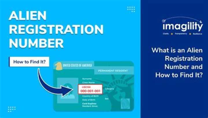 Is alien number same as Social Security number?