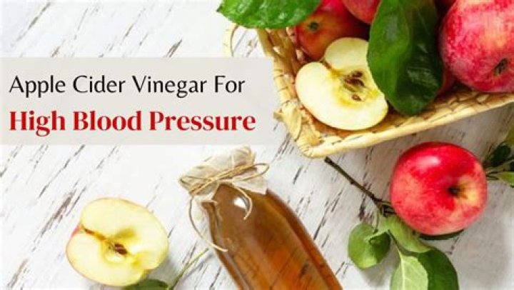 Is apple cider vinegar good for blood pressure and cholesterol?