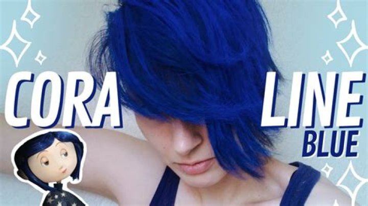 Is Coralines hair naturally blue?