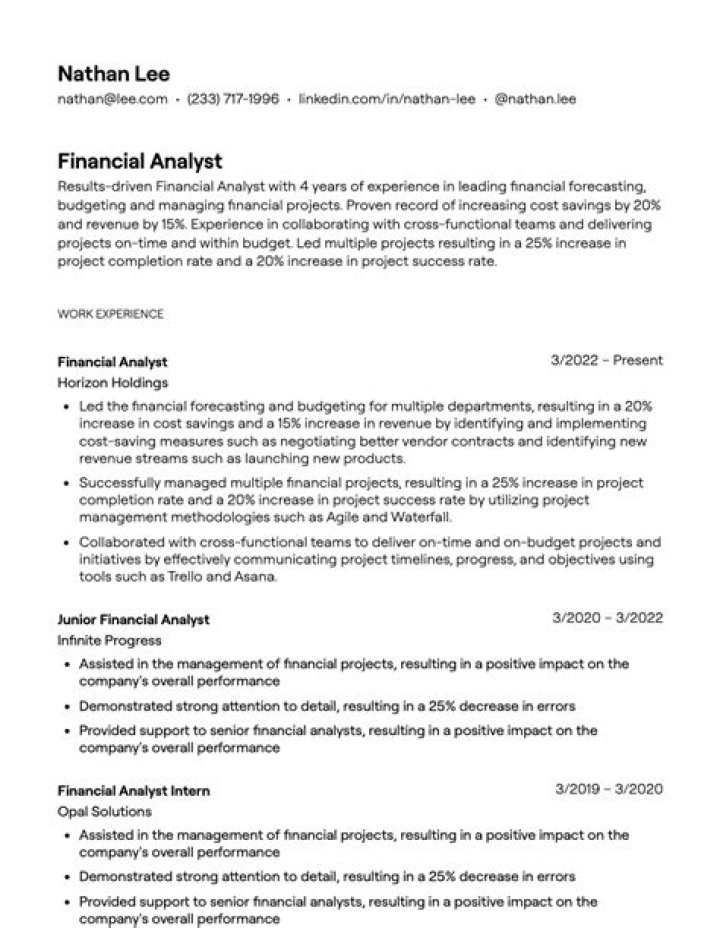 Is financial analyst an entry level job?