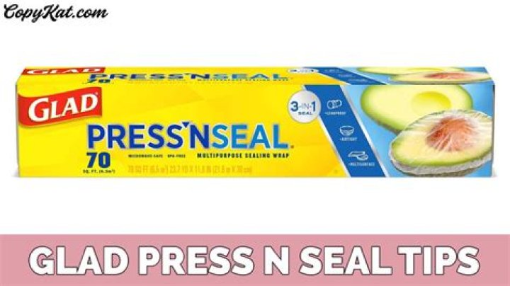 Is Glad Press and Seal sticky?