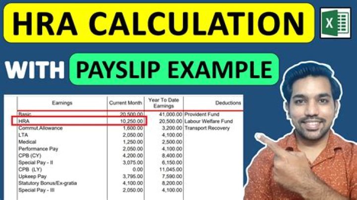 Is HRA included in PF calculation?