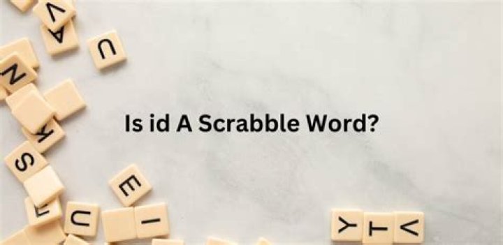 Is ID a Scrabble word?