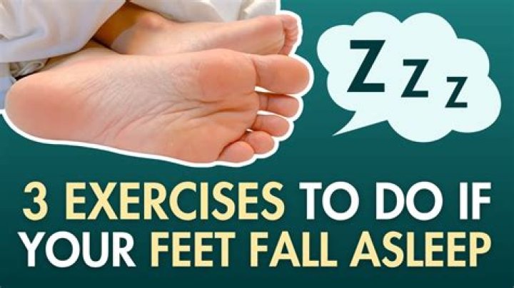 Is it good when your foot falls asleep?