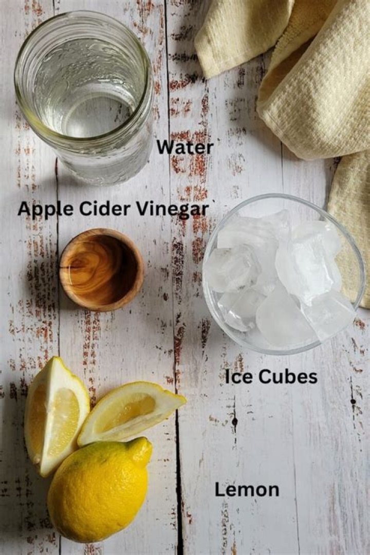 Is it OK to drink lemon water and apple cider vinegar?