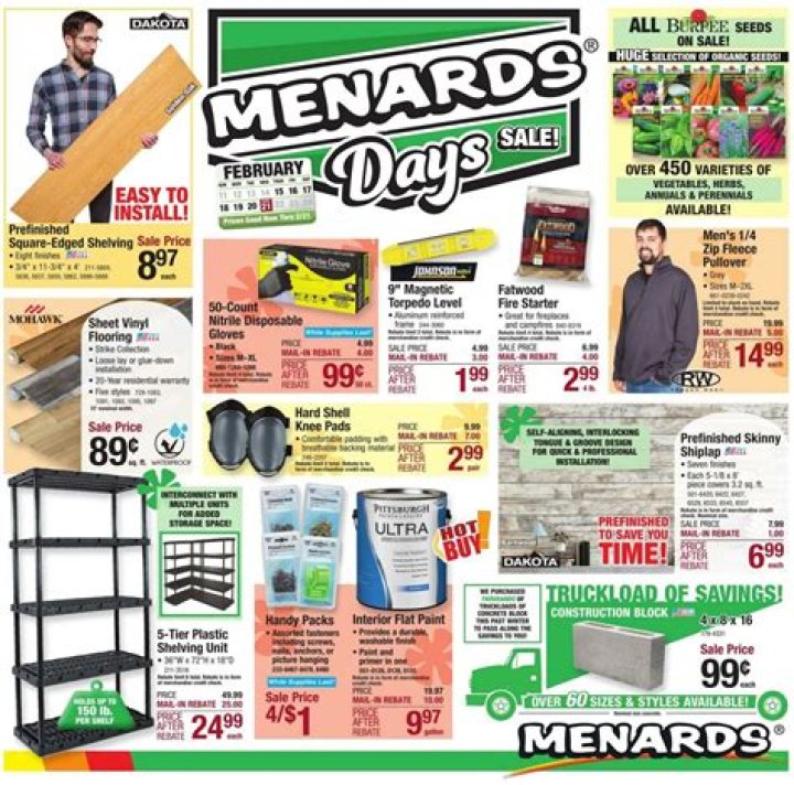 Is Menards paid weekly?
