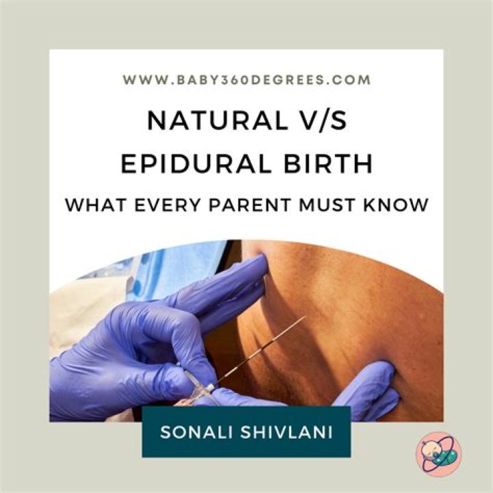 Is natural birth better than epidural?