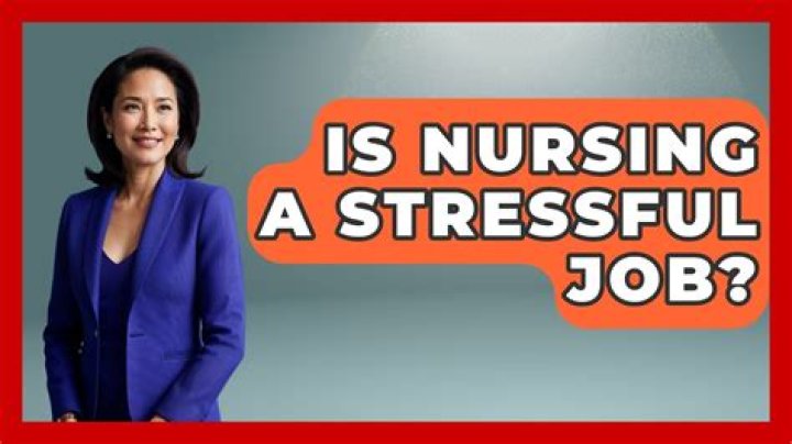 Is nursing a high-stress job?