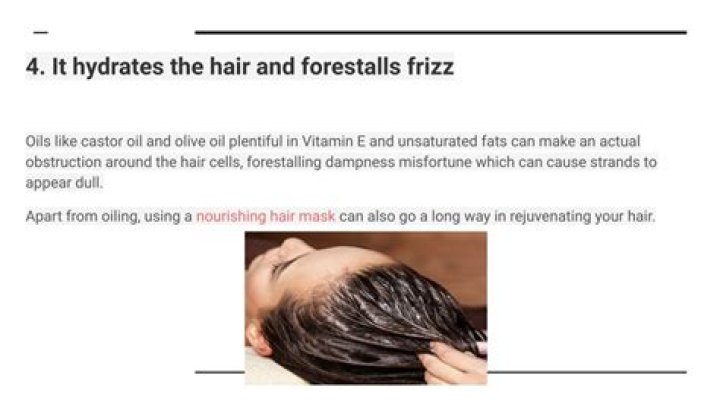 Is oiling hair necessary?