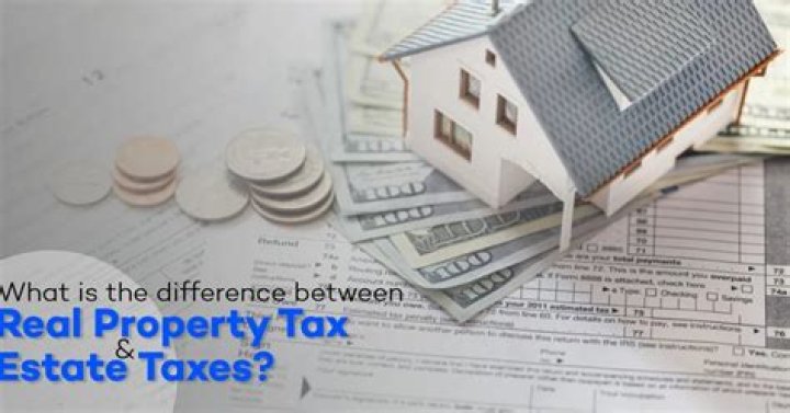 Is real estate tax the same as property?