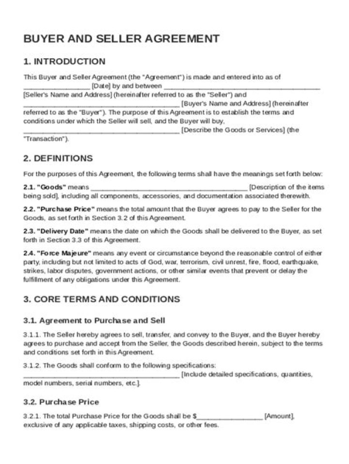 Is there a contract between buyer and seller?