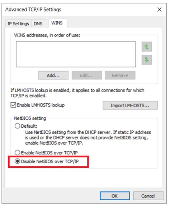 Should you disable NetBIOS?