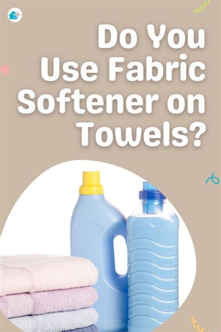 Should you put fabric softener in with towels?