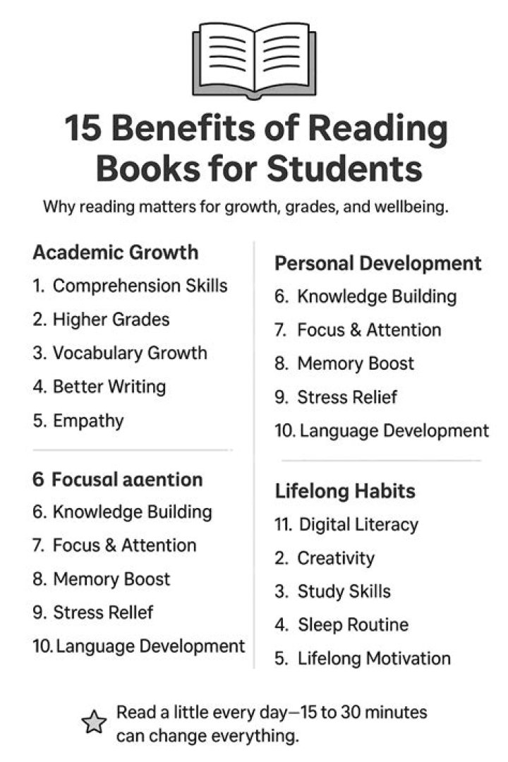 What are benefits of reading books?