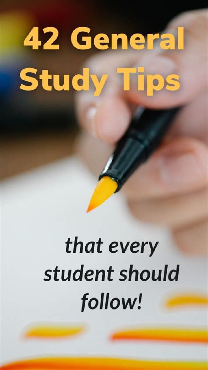 What are good study tips?