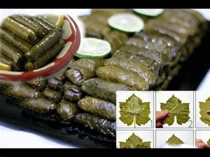 What are grape leaves called in Arabic?