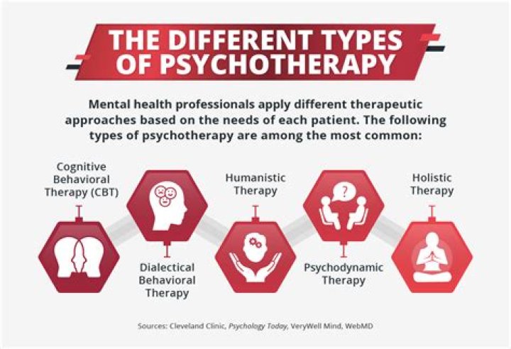 What are the 5 types of therapy?