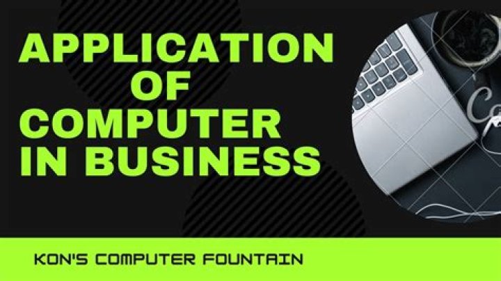 What are the application of computer in finance?