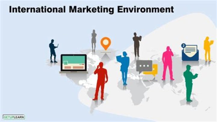 What are the components of international marketing environment?