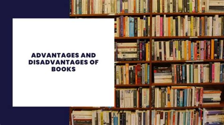 What are the disadvantages of books?
