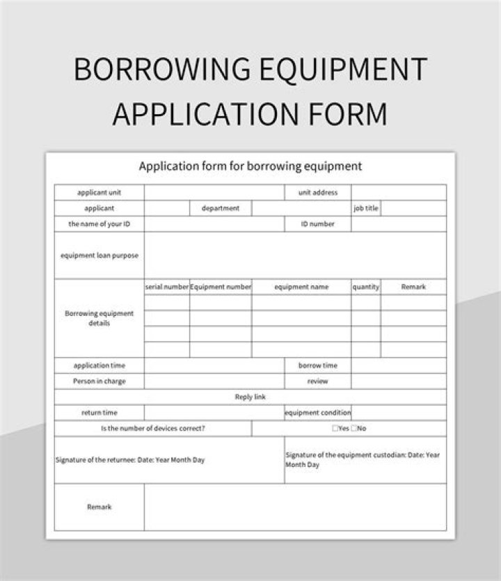 What are the requirements to borrow a loan?