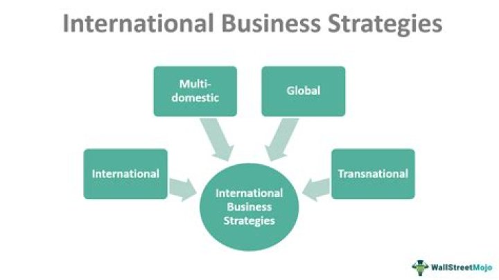 What are the three types of international business?