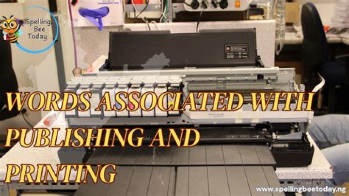 What are the words associated with publishing?