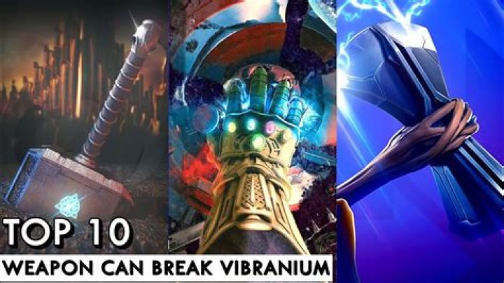 What can destroy vibranium?