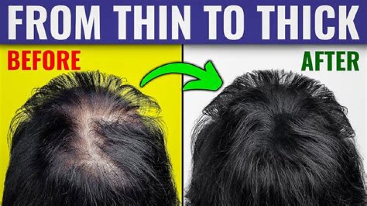 What can thicken hair?