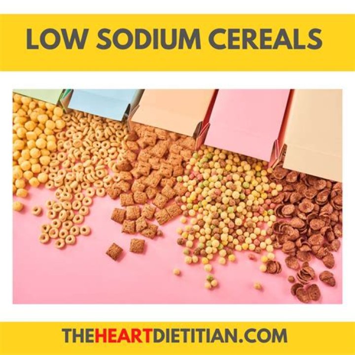 What cereals are low-sodium?