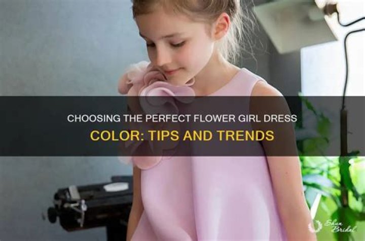What color does the flower girl wear?