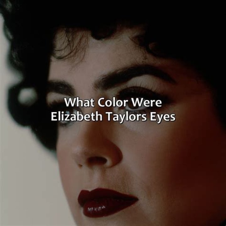 What color were Elizabeth the First eyes?