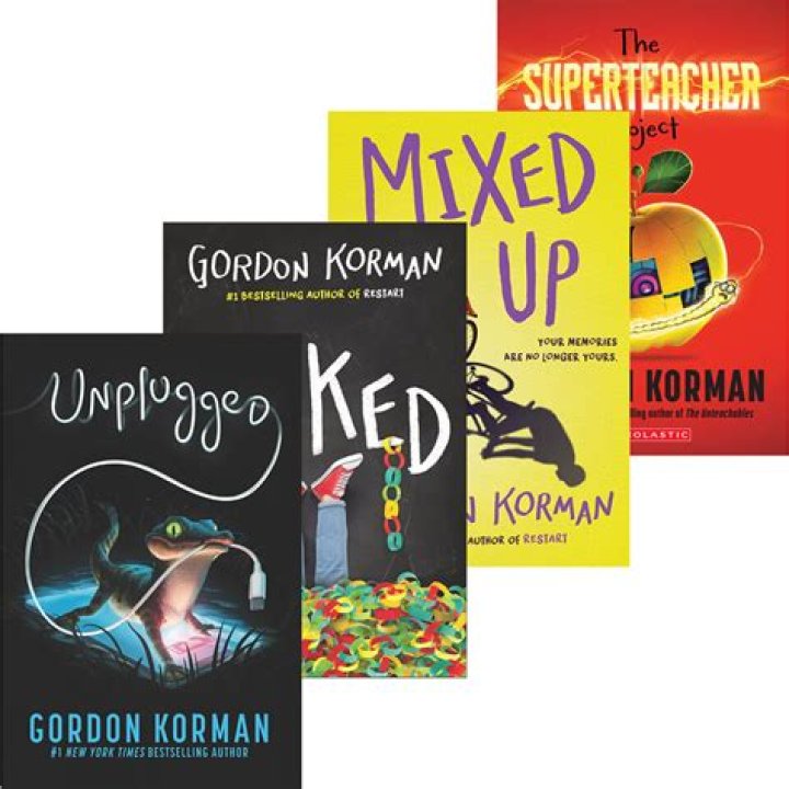 What company publishes Gordon Korman books?